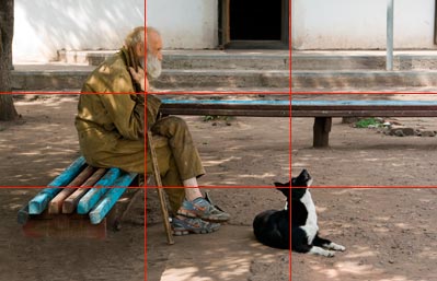 Разделение фотографии на три части