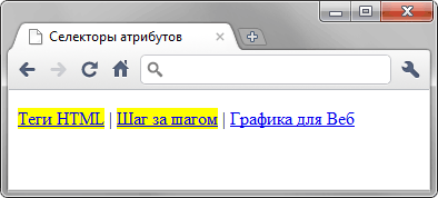 Изменение стиля для ссылок, в адресе которых встречается «htmlbook»