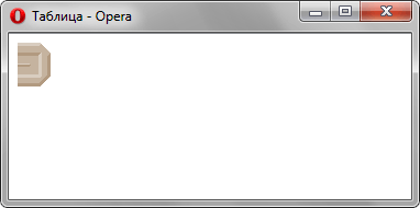 Отображение таблицы в Опере